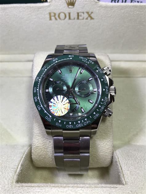 ghiera verde rolex replica